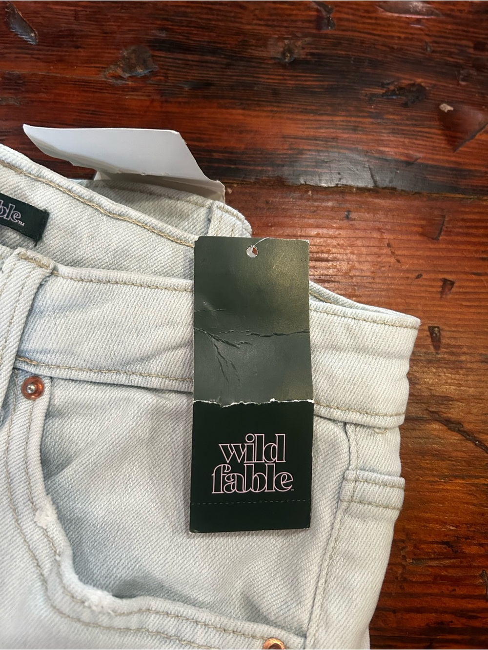 wild fable High-Rise Jeans in Light Blue Wash